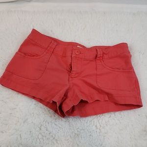 Coral Summer Shorts